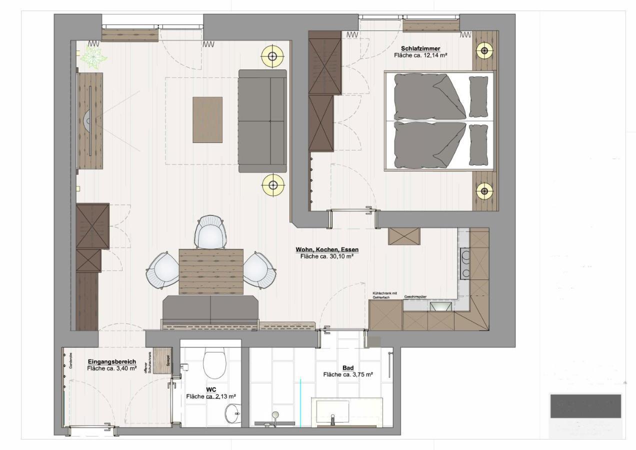 Mocking Ferienappartements Kitzbühel Eksteriør bilde